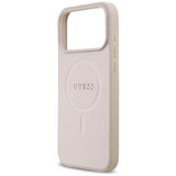 Husa de protectie Guess Saffiano compatibil cu iPhone 18 Pro Max / iPhone 17 Pro Max, Roz