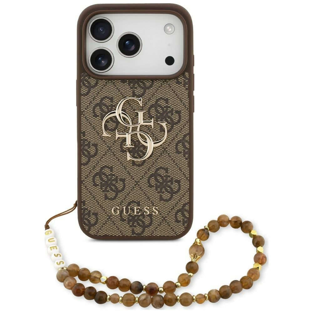 Husa de protectie Guess compatibil cu iPhone 18 Pro / iPhone 17 Pro, Maro