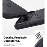 Husa de protectie Torras QPRO Silicone Series compatibil cu iPhone 18 Pro / iPhone 17 Pro, Negru