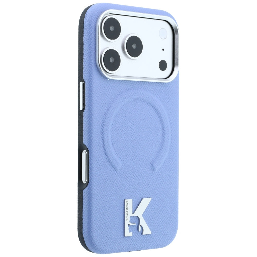 Husa de protectie Karl Lagerfeld compatibil cu iPhone 18 Pro / iPhone 17 Pro, Albastru