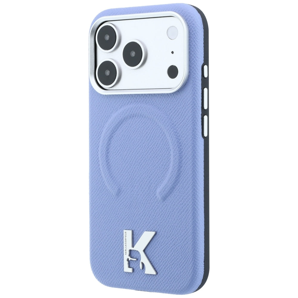 Husa de protectie Karl Lagerfeld compatibil cu iPhone 18 Pro / iPhone 17 Pro, Albastru