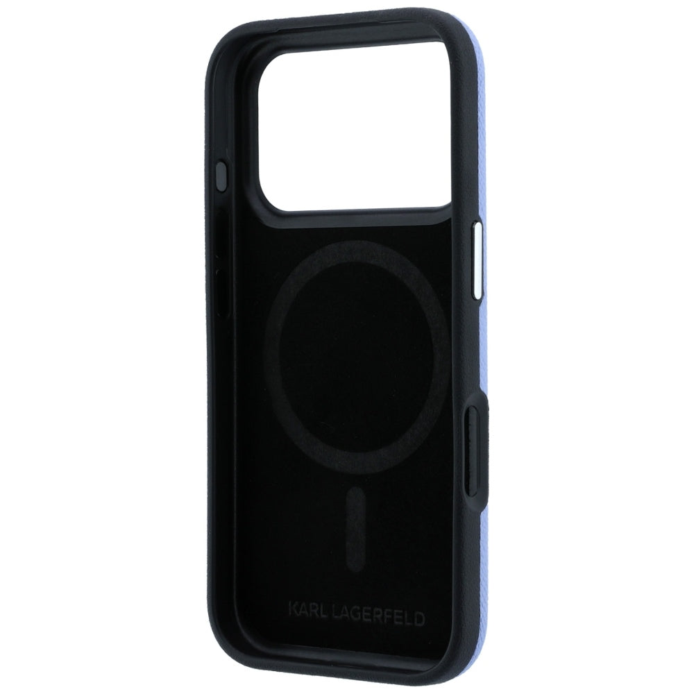 Husa de protectie Karl Lagerfeld compatibil cu iPhone 18 Pro / iPhone 17 Pro, Albastru