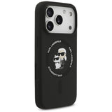 Husa de protectie Karl Lagerfeld compatibil cu iPhone 17 Pro / iPhone 18 Pro, Negru