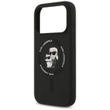 Husa de protectie Karl Lagerfeld compatibil cu iPhone 17 Pro / iPhone 18 Pro, Negru