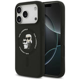 Husa de protectie Karl Lagerfeld compatibil cu iPhone 17 Pro / iPhone 18 Pro, Negru
