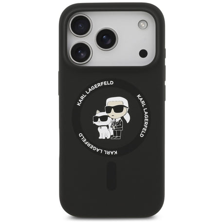 Husa de protectie Karl Lagerfeld compatibil cu iPhone 17 Pro / iPhone 18 Pro, Negru