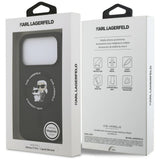 Husa de protectie Karl Lagerfeld compatibil cu iPhone 17 Pro / iPhone 18 Pro, Negru