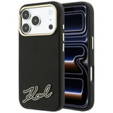 Husa de protectie Karl Lagerfeld compatibil cu iPhone 18 Pro / iPhone 17 Pro, Negru