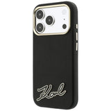 Husa de protectie Karl Lagerfeld compatibil cu iPhone 18 Pro / iPhone 17 Pro, Negru