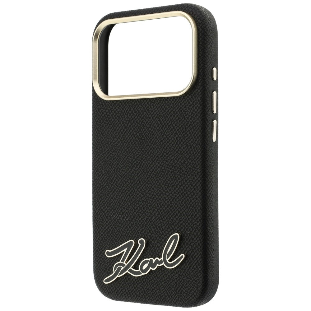 Husa de protectie Karl Lagerfeld compatibil cu iPhone 18 Pro / iPhone 17 Pro, Negru