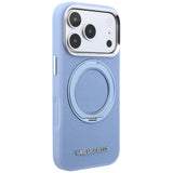 Husa de protectie Karl Lagerfeld Saffiano compatibil cu iPhone 18 Pro Max / iPhone 17 Pro Max, Albastru