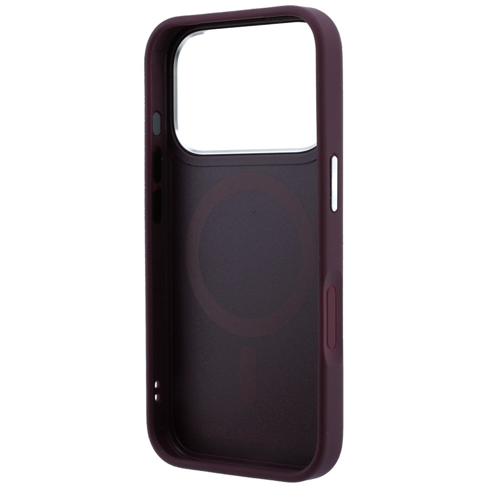 Husa de protectie Karl Lagerfeld Saffiano compatibil cu iPhone 17 Pro Max / iPhone 18 Pro Max, Bordo