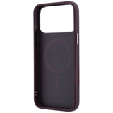Husa de protectie Karl Lagerfeld Saffiano compatibil cu iPhone 18 Pro / iPhone 17 Pro, Bordo