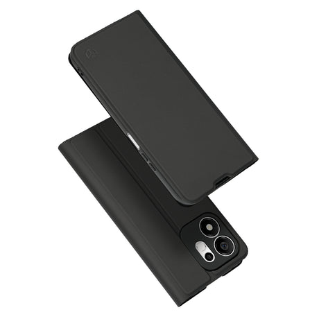 Husă TechSuit Magskin Book neagră pentru Honor 600 Smart