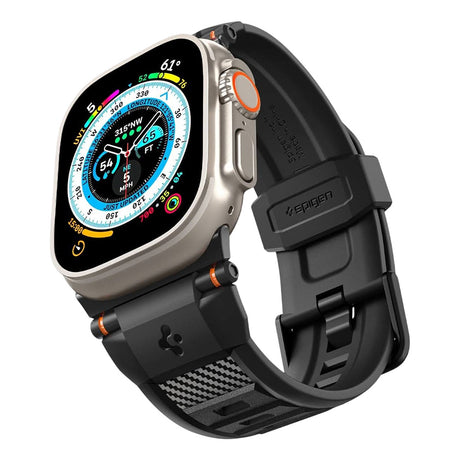 Curea smartwatch Spigen compatibil cu Apple Watch, Negru