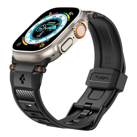 Curea smartwatch Spigen compatibil cu Apple Watch, Negru