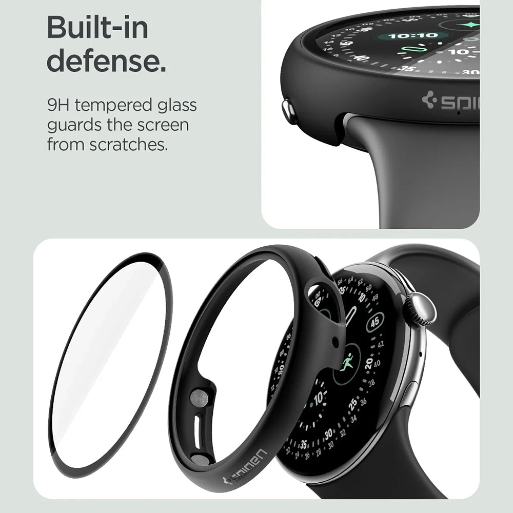 Husa smartwatch Google Pixel Watch 4 45mm / Watch 5 45mm, Negru