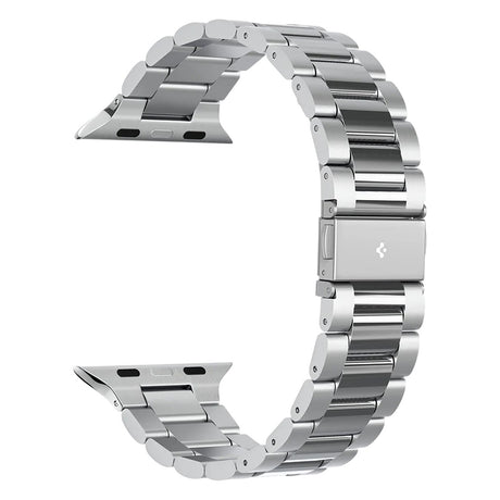 Curea pentru Apple Watch 12/11/10/9/8/7/SE (3/2/1 Gen)/6/5/4/(44mm/45mm)/ Ultra 4/3/2/1 (46mm/49mm) - Spigen Modern Fit 316L (AMP06356) - Silver