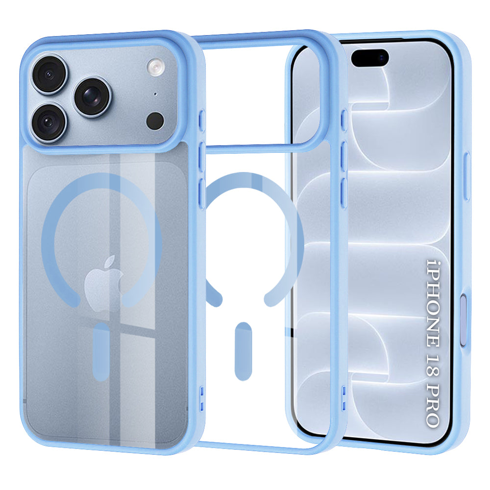 Husa de protectie Techsuit MagSafe Pro compatibil cu iPhone 17 Pro / iPhone 18 Pro, Albastru