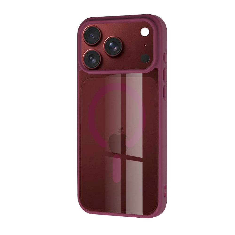 Husa de protectie Techsuit MagSafe Pro compatibil cu iPhone 18 Pro Max / iPhone 17 Pro Max, Visiniu