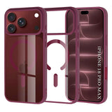 Husa de protectie Techsuit MagSafe Pro compatibil cu iPhone 18 Pro Max / iPhone 17 Pro Max, Visiniu