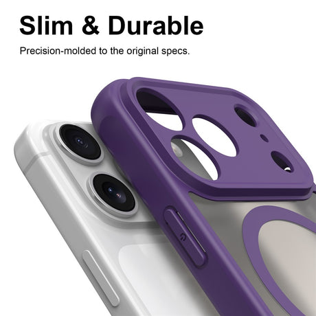 Husa de protectie Techsuit HaloFrost II MagSafe compatibil cu iPhone 18 Pro / iPhone 17 Pro, Visiniu