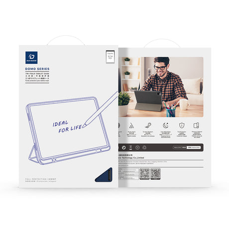 Husă tabletă Dux Ducis pentru Samsung Galaxy Tab S12 Plus, albastră
