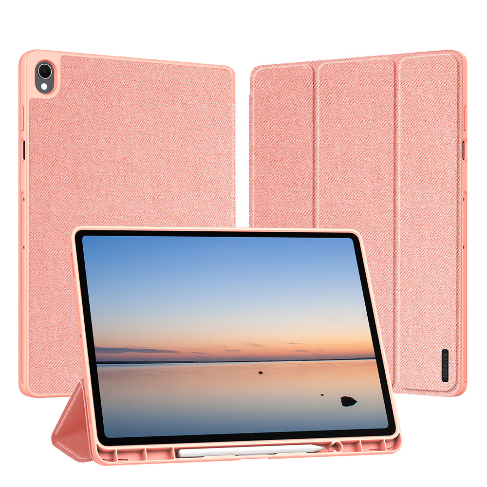 Husa de protectie tableta Dux Ducis Domo Series compatibil cu Samsung Galaxy Tab S12 Plus, Roz