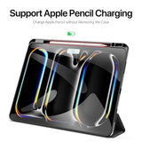 Husa de protectie tableta Dux Ducis Domo Series compatibil cu iPad Pro 13 (2024) / iPad Pro 13 (2025), Negru