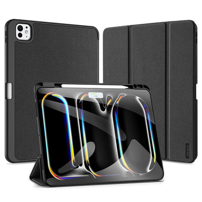 Husa de protectie tableta Dux Ducis Domo Series compatibil cu iPad Pro 13 (2024) / iPad Pro 13 (2025), Negru