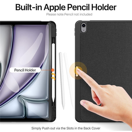 Husă tabletă Dux Ducis pentru iPad Air 13 (2024) / iPad Air 13 (2025) / iPad Air 13 (2026), neagră