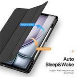 Husa de protectie tableta Dux Ducis Domo Series compatibil cu iPad Air 13 (2024) / iPad Air 13 (2025) / iPad Air 13 (2026), Negru