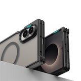 Husa de protectie Techsuit HaloFrost II MagSafe compatibil cu iPhone Duo, Negru