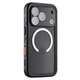 Husa de protectie ShellBox Waterproof IP68 compatibil cu iPhone 18 Pro / iPhone 17 Pro, Negru