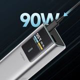 Baterie externa Cuktech CKPB100PGLBL, 10000mAh, USB / USB-C, 150W, Gri