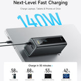 Baterie externa Cuktech PB200U (CKPB200UGLGR), 20000mAh, USB-C / USB, 210W, Negru