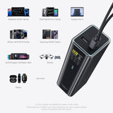 Baterie externa Cuktech PB200U (CKPB200UGLGR), 20000mAh, USB-C / USB, 210W, Negru