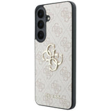 Husa de protectie Guess Leather 4G compatibil cu Samsung Galaxy S26 FE, Roz