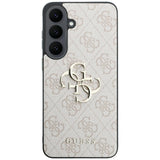 Husa de protectie Guess Leather 4G compatibil cu Samsung Galaxy S26 FE, Roz