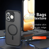Husa de protectie Techsuit PureFrost MagSafe compatibil cu Honor 600 Smart, Negru Frost