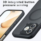 Husa de protectie Techsuit PureFrost MagSafe compatibil cu Honor 600 Smart, Negru Frost