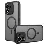 Husa de protectie Techsuit PureFrost MagSafe compatibil cu Honor 600 Smart, Negru Frost