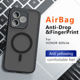 Husa de protectie Techsuit PureFrost MagSafe compatibil cu Honor 600 Smart, Negru Frost
