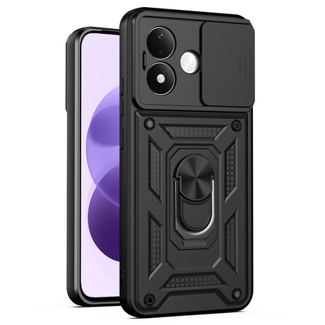 Husă Techsuit CamShield Series pentru Xiaomi Redmi Note 17 4G / Redmi Note 17 5G, neagră