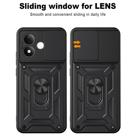 Husă Techsuit pentru Redmi Note 17 Pro 5G, neagră