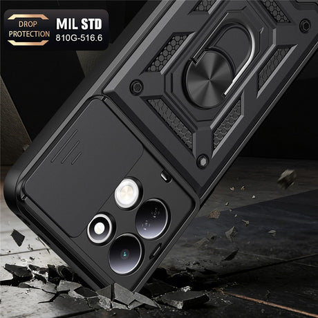 Husa de protectie Techsuit CamShield Series compatibil cu Xiaomi Redmi 17 4G / Redmi 17 5G, Negru