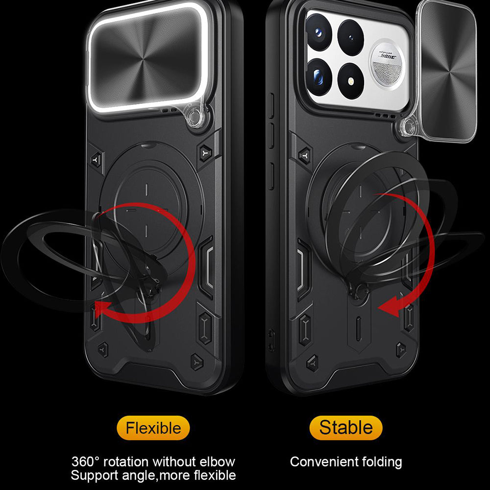 Husa de protectie Techsuit CamGuard Pro compatibil cu Xiaomi Poco F9 Ultra, Negru
