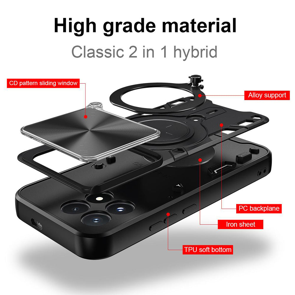 Husa de protectie Techsuit CamGuard Pro compatibil cu Xiaomi Poco F9 Pro, Negru