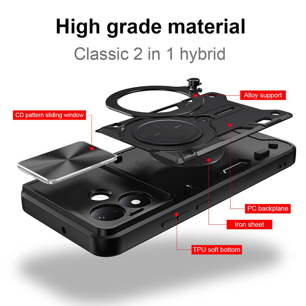 Husa de protectie Techsuit CamGuard Pro compatibil cu Xiaomi Redmi Note 17 Pro 5G, Albastru