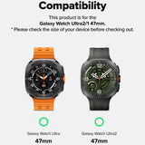 Curea smartwatch Ringke compatibil cu Samsung Galaxy Watch Ultra 2, Negru